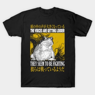 The Voices Are Getting Louder Frog T-Shirt